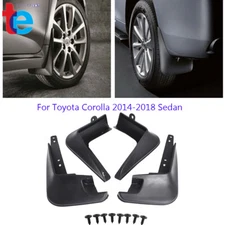 Mud Flaps Splash Guard Fender Mudguard 4 pcs For Toyota Corolla 2014-2018