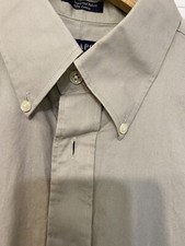 chaps ralph lauren mens shirt long sleeve dress 16.5 34/35 100%cotton