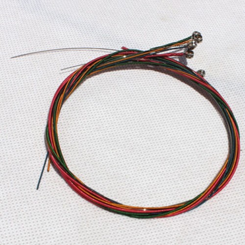 Acoustic Guitar Strings Guitar Strings One Set 6pcs Rainbow Colorful Colo_wkBj9 - Picture 8 of 12