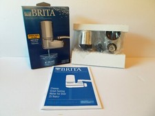 New Basic Faucet Mount Water Filter Filtration System - Chrome Finish NIB