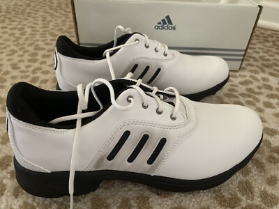 Adidas 103449-26 W ComfortStripe White & Black Size 9.5 US Women's Golf  Cleats for sale online | eBay