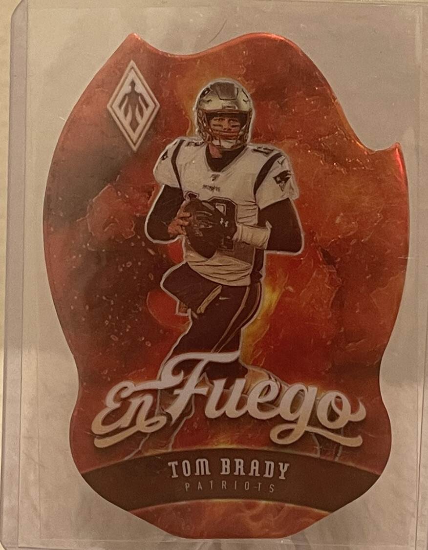 2020 Tom Brady Phoenix En Fuego Case Hit 🔥 🔥 SSP In Patriots Uniform, Shipped