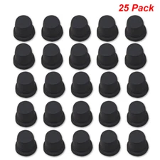 25Pack Brake Bleeder Screw Caps Grease Zerk Fitting Cap Rubber Dust Cover 85966