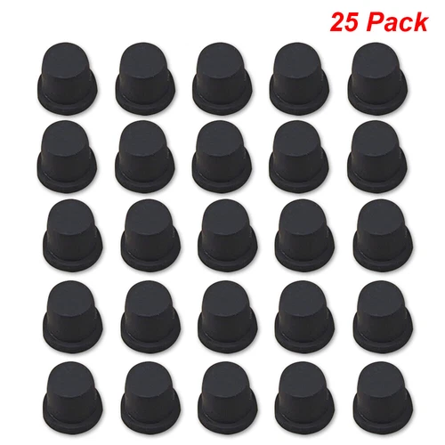 25Pack Brake Bleeder Screw Caps Grease Zerk Fitting Cap Rubber Dust Cover 85966