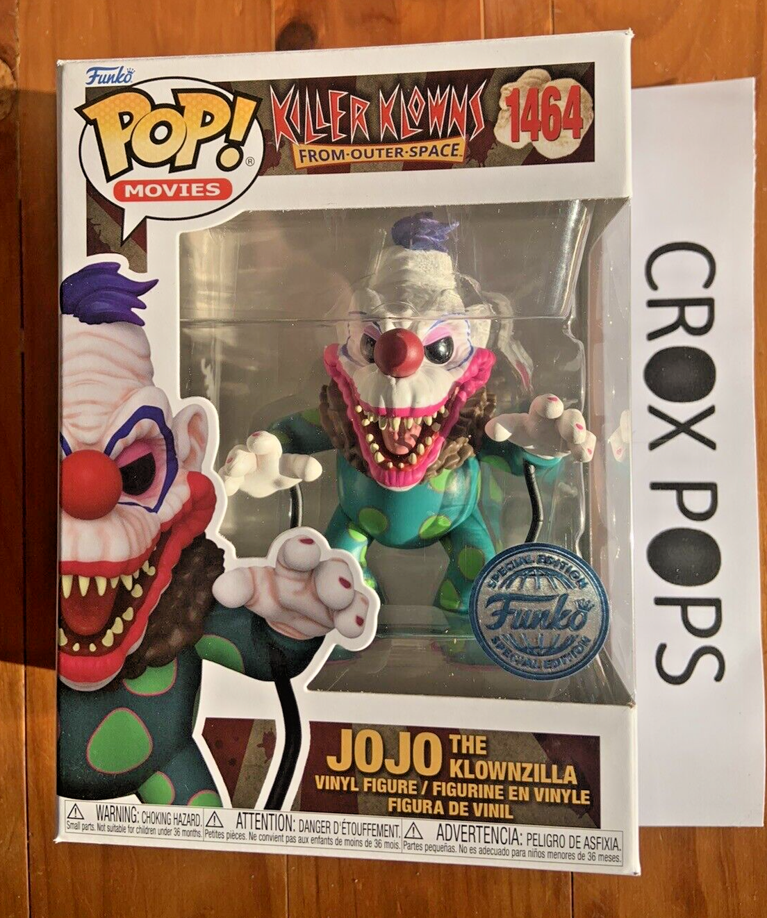 Funko Pop! Filmes Killer Klowns Jojo The Klownzilla 1464 Exclusivo - Moça  do Pop - Funko Pop é aqui!