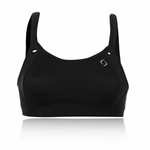 Moving Comfort Womens Jubralee Sports Support Bra Top Black Gym Breathable