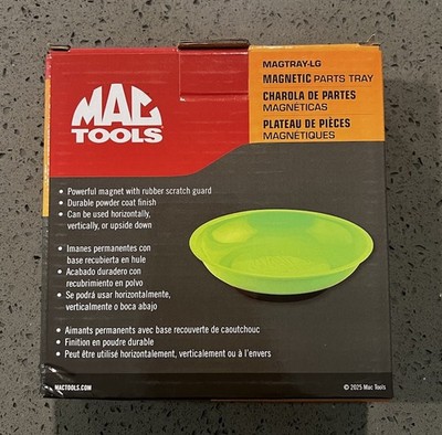 MAC Tools Magnetic Parts Tray Green Powder Coat