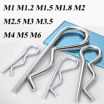 1/1.2/1.5/1.8/2/2.5/3 - 6mm 304 Edelstahl R Clips Haltestifte Splint Gabelstifte