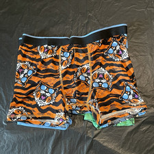 Wonder Nation Boys XL 14-16 Boxer Briefs 3 Pack Multicolor Animal Print