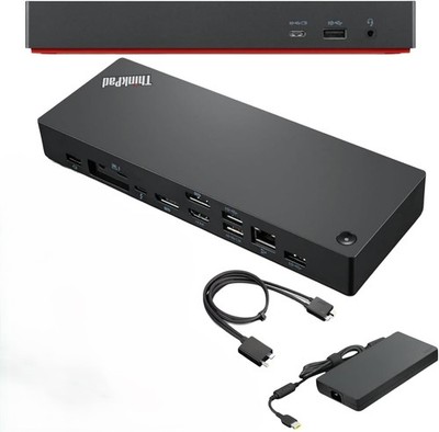 Thinkpad Docking Station USB C - Supports 4K Display Lenovo Thunderbolt 4 Dock