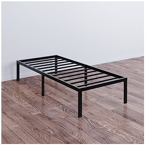 Dreamzie Metal Single Bed Frame 90x190 with Storage 41cm - Platform Sturdy and