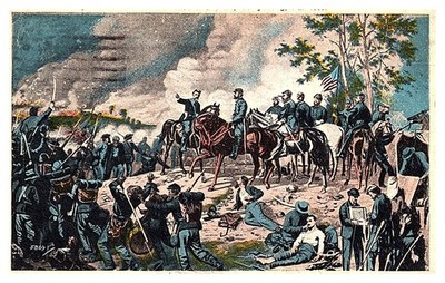 Pennsylvania  Gettysburg  , Major Gen. Geo.C.Meade and Staff