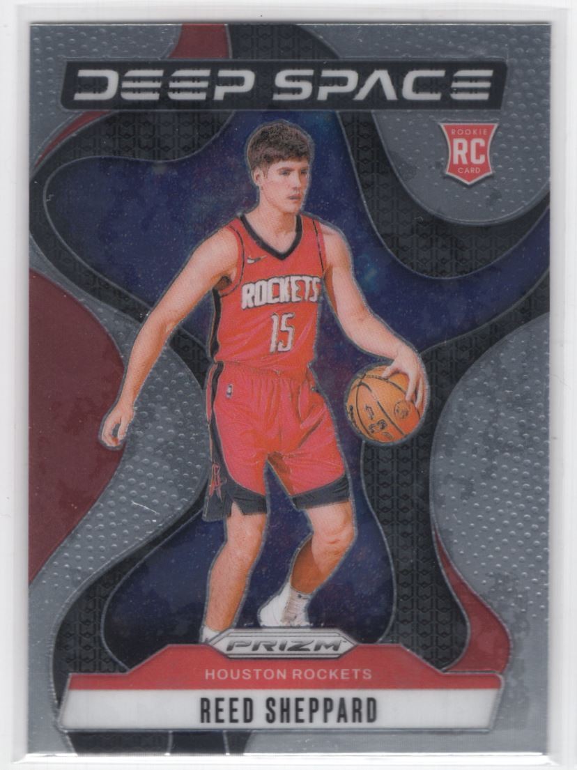 #6 2024-25 Prizm Deep Space BASE _ Reed Sheppard RC Rockets