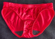 Vanity Fair L Y2K Vintage Second Skin Red Low Rise Bikini Panty Underwear