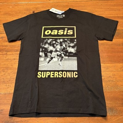 Mens Official Licensed Oasis Supersonic Logo T Shirt Manchester United NWT 2024