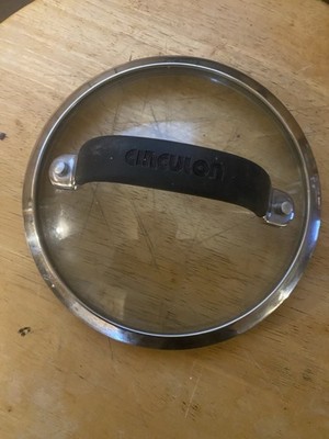 Circulon Premier Professional Glass Replacement Lid 6 1/2  Black Handle