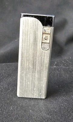 Colibri Brushed Aluminum Touch Sensor Lighter - Untested - Vintage - Japan