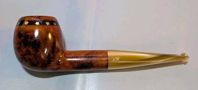   Restored Claude Romain D'Estella 226 C Briar Pipe Star Inlay Band   Clean