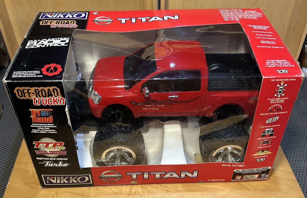 Nikko Off-Road Truck'n Radio Controlled Nissan Titan Truck TESTED