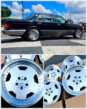 17 Inch Mercedes Rims Wheels Aero Hammer Fit 500sel 126 Chasis 178 179.5 Amg