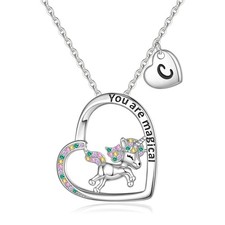 Unicorn Necklace for Girls, Unicorn Gifts for Girls Little Girls Jewelry To - 03