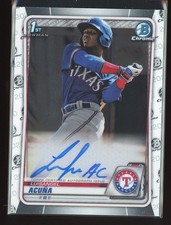 Luisangel Acuna Bowman Chrome 2020 Auto