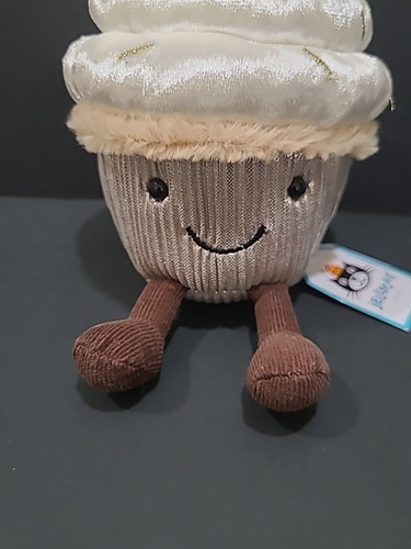 Jellycat Frostie Cutie Cupcake Plush Retired Extremely Rare New With Tags - Picture 4 of 9