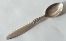 CARL M COHR .830 SILVER DEMITASSE SPOON, JOHANNES SIGGARD ASSAYER C.1936 DENMARK