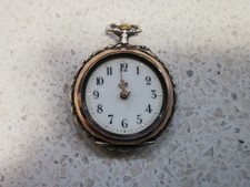 VINTAGE SWISS SOLID SILVAR POCKET WATCH
