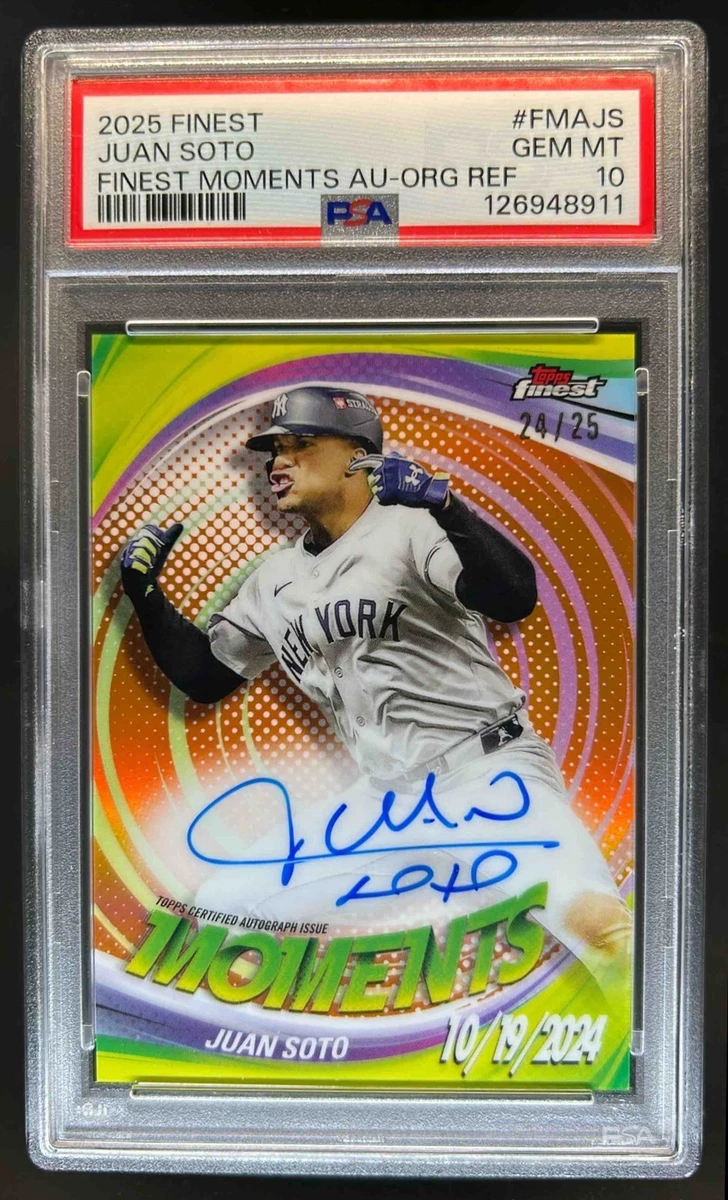 その他 Juan Soto auto psa10 topps Juan Soto 2021 Topps In The Running Autograph Card #JSH-10 PSA/DNA