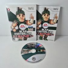 NCAA Football 09 All-Play Nintendo Wii Complete Tested W/ Manual EA Sports