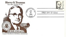 Harry S Truman  #1862 FDC Truman Phila & Historical Assoc M5925