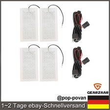 Auto Carbon Universal Sitzheizung 4x Heizmatten Nachrüstsatz 2 Stufen KFZ PKW