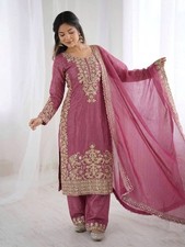 Indian Ethnic Salwar Kameez Palazzo Suit Wedding Party Wear Bollywood Outfit
