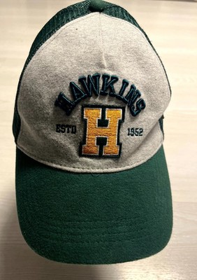 Stranger Things Hawkins High School Truckermütze Herren grün Netzrücken Druckknopflasche