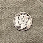 1921 D Silver Mercury Dime Circulated GOOD 10c US Type Coin 10 Cent Denver - D47