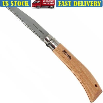 Folding Saw Lightweight Carbon Steel Camping Gardening Tool Virobloc Safety Ring
