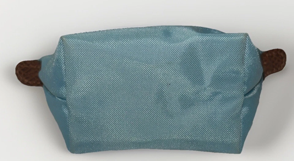 Longchamp Le Pliage Nylon Coin Purse Pouch Light Blue - Image 4 of 4