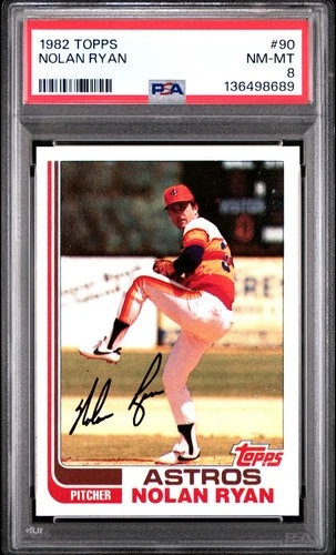 1982 Topps Nolan Ryan #90 PSA 8