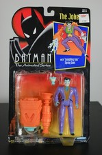 BATMAN The Animated Series  1992 JOKER Figure w/ Laughing Gas Spray Gun On Card