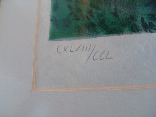 Marc Chagall 1887-1985 Bouquet de Fleurs um 1970 Farblithographie signiert - Bild 4 von 5