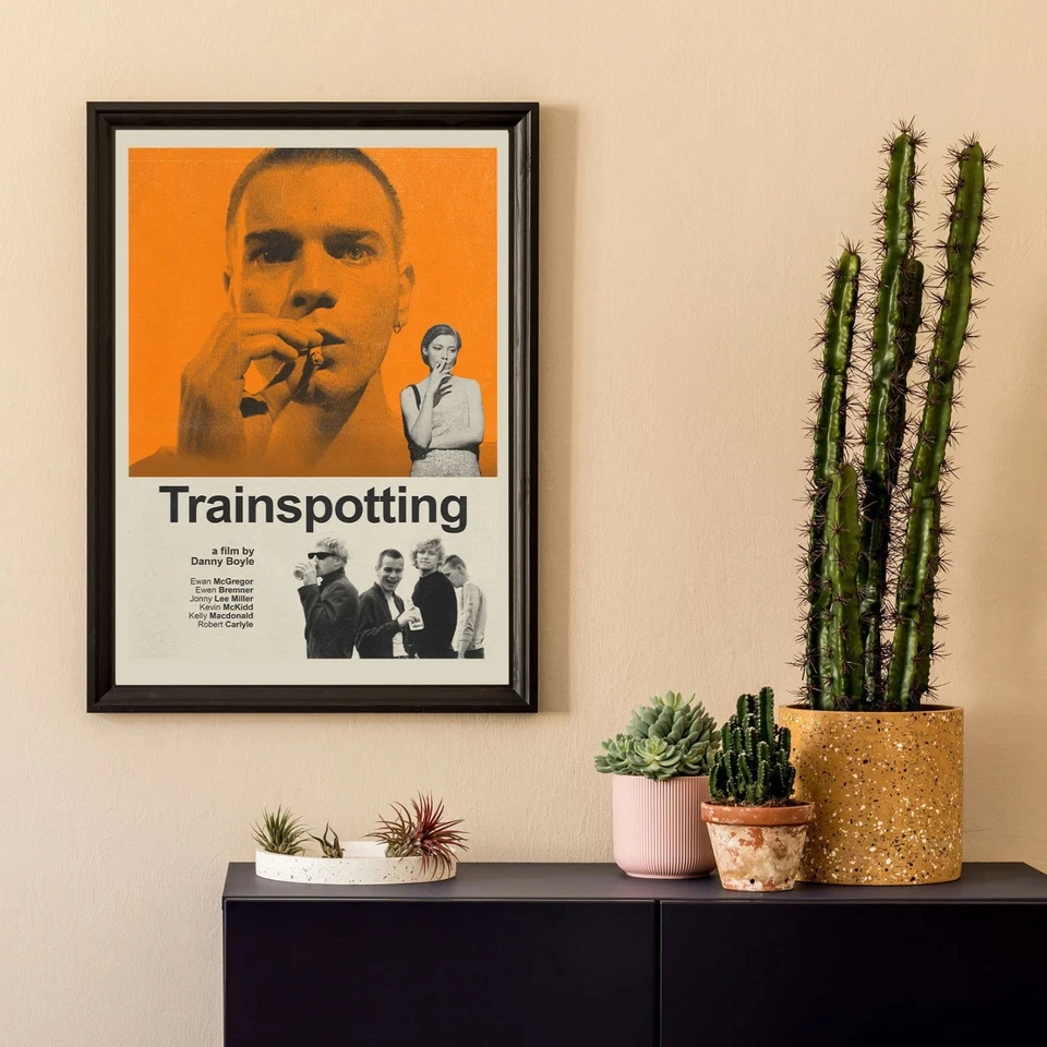 Trainspotting Movie Poster, Retro Minimalist Style Wall Decor Poster, No Frame - Image 2 of 2