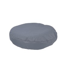 Waterproof Round Dog Bed Replacment Slip Cover 44-45 Inch Grey