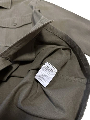Tellason Military Jacket Men's 100% Cotton Field Utility Pockets Coverall Size S image 15