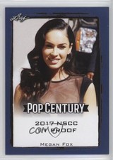 2017 Leaf Pop Century National Convention Proofs Blue 1/1 Megan Fox 0c3