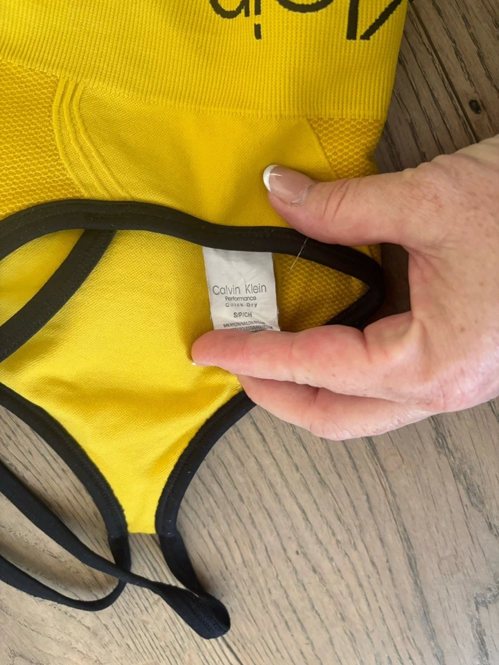 Neu Damen Sport BH Gr S Calvin Klein Performance Gefüttert - Bild 4 von 4