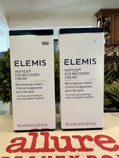 2 Elemis Peptide4 Eye Recovery Cream 0.5oz / 15 mL Full Size firming peptides