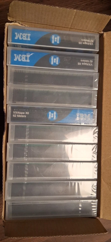 IBM VXA Tape X6 Data Cartridge 62 Meters 20/40GB 24R2134 ** Brand New ** x10 - Image 3 of 4