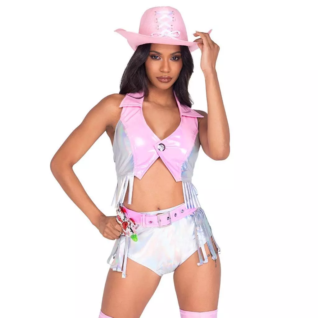 Pink cowboy hotsell costume
