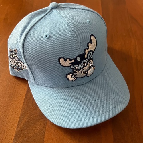 MiLB New Era 7 1/2 Wilmington Blue Rocks Light Blue Pink 59fifty Hat | eBay